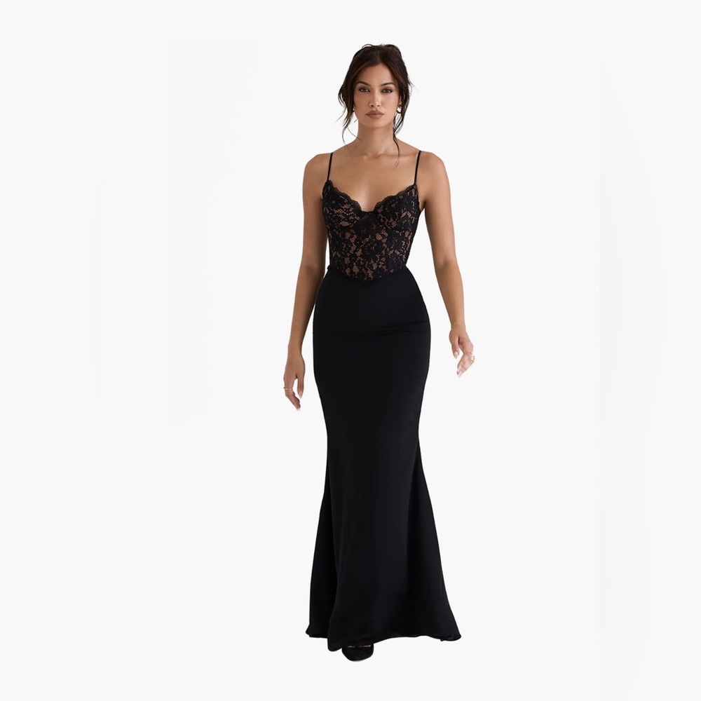 Cara Corset Illusion Lace Underwire Cocktail Dress House of CB